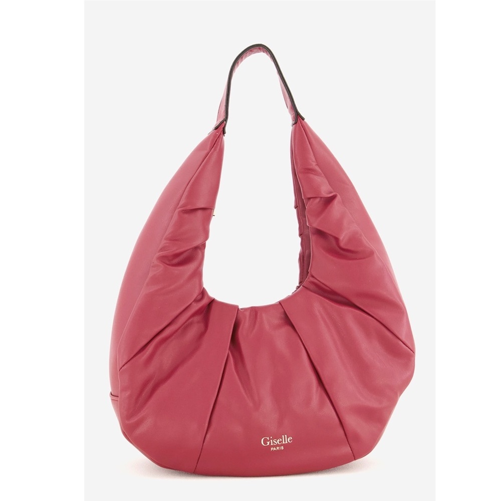 Giselle Paris Women's Eloise Vegan Leather Moon Hobo Bag